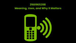 3160965398 Meaning, Uses, and Why It Matters