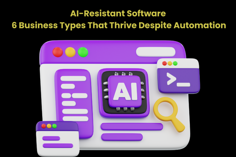 AI-Resistant Software 6 Business Types That Thrive Despite Automation