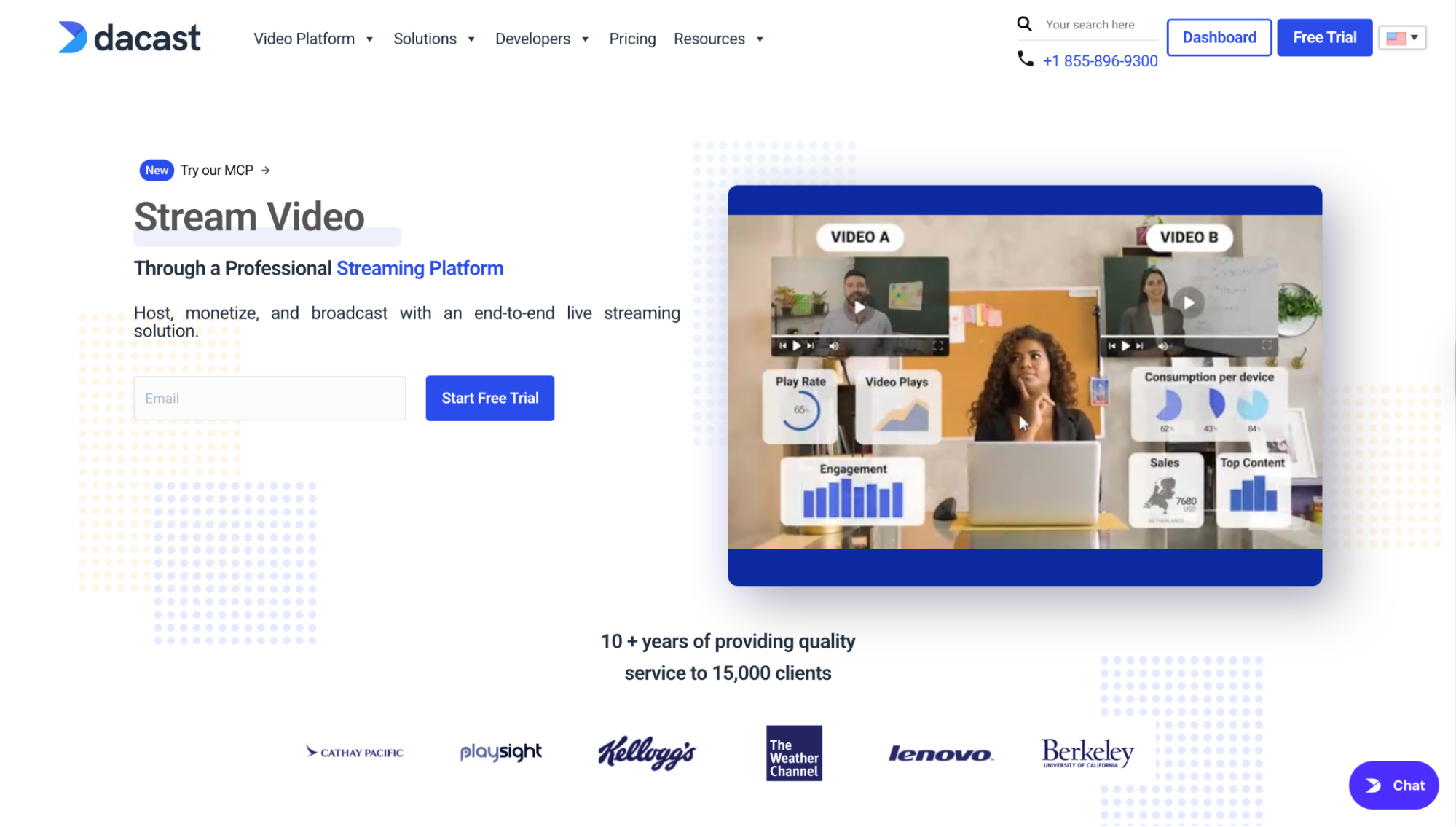 Dacast: Best for Broadcasters Who Want CDN Access Without Separate Contracts