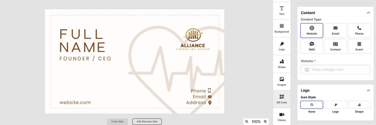 Interactive and Shareable Cards