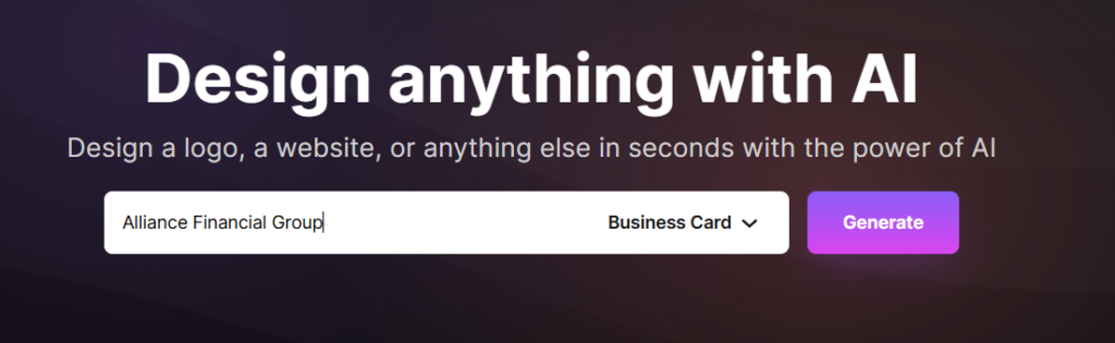 design anything with ai